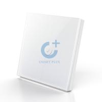 智能觸控平面鋼化玻璃式一位開關面板_百仕誠